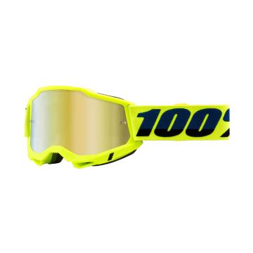Ride 100% ACCURI 2 Goggles - Yellow/Mirror Gold Lens