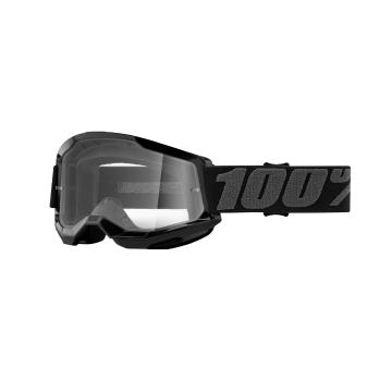 Ride 100% STRATA 2 Goggles - Black/Clear Lens