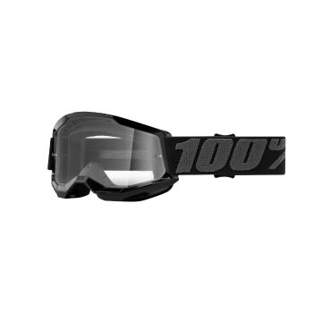 Ride 100% STRATA 2 Youth Goggles - Black/Clear Lens