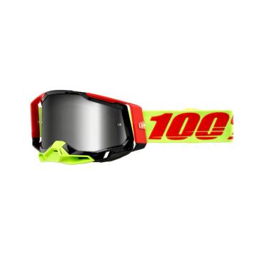 Ride 100% Racecraft 2 Moto Goggles - Wiz/Flash Silver Lens