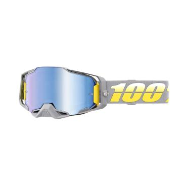 Ride 100% Armega Moto Goggles - Complex / Mirror Blue Lens