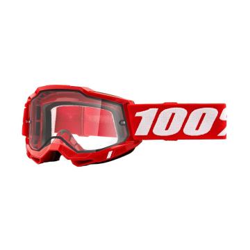 Ride 100% Accuri 2 Enduro Goggles - Red / Clear