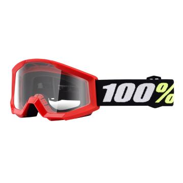 Ride 100% 100% Strata Mini Goggles - Red / Clear