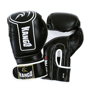Kango Boxing Gloves BVK040 Black 14oz - Black