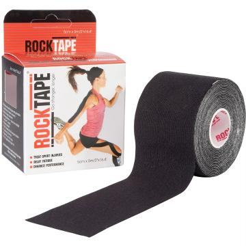 Rocktape Plain Tape Roll 5cm x 5m - Black