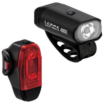 Lezyne Mini Drive LED 400xl/KTV+Pair Light - Gloss Alloy
