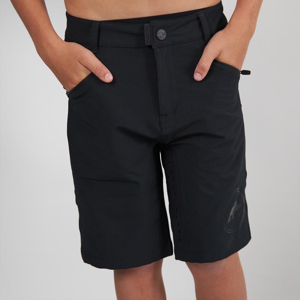 Youth Forest MTB Trail Shorts with Liner