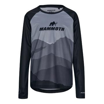 Mammoth Youth Long Sleeve Core Track T-Shirt - Black