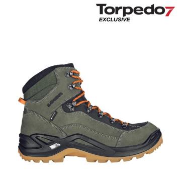 Lowa Men's Renegade GTX Mid Boots - Forest / Orange