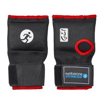 No1 Fitness Padded Quick Wraps - Black