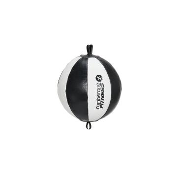 No1 Fitness Floor to Ceiling Ball Leather - Black