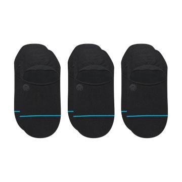 Stance Icon No Show 3 Pack Socks - Black