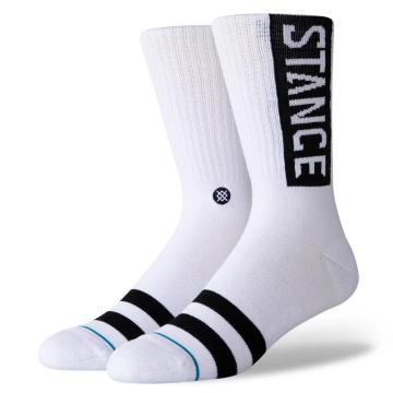 Stance Unisex OG Socks - White / Prcvcloudypink
