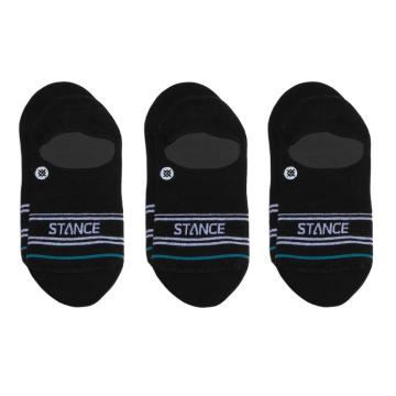 Stance Unisex Basic 3 Pack No Show Socks - Black