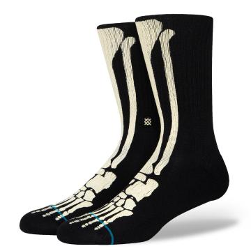 Stance Unisex Bonez Mid Cushion Socks - Black