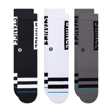 Stance Unisex The OG Socks 3 Pack - Black / White
