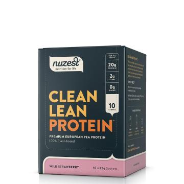 Nuzest Clean Lean Protein 10x 25g Sachet Box - Wild Strawberry