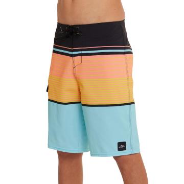 O'Neill Boys Lennox Stripe Boardshorts - Turquoise