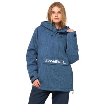 O'Neill 2022 Women's O'riginals Anorak Snow Jacket - Blue AOP w/Blue