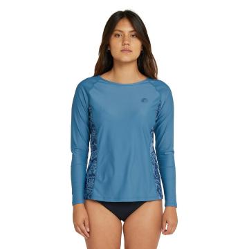 O'Neill Salina Long Sleeve Surf T-Shirt - Blue Haze