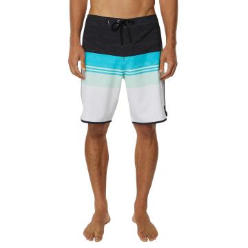 O'Neill Men's Four Square Stretch Boardshorts - White / Prcvcloudypink