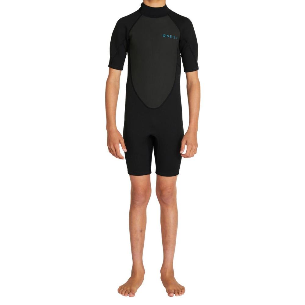 2022 Boys Youth Factor Back Zip Short Sleeve Spring 2mm Wetsuit