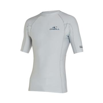 O'Neill 2022 Men's Reactor UV Short Sleeve Rash Vest - Cool Grey