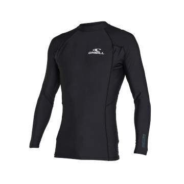 O'Neill Men's Reactor UV Long Sleeve Rash Vest - Black