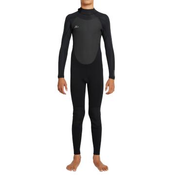 O'Neill Youth Factor Back Zip Full 3/2mm Wetsuit - Black
