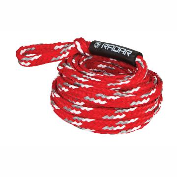 Radar 4.1k 60' Four Person Tube Rope - Red