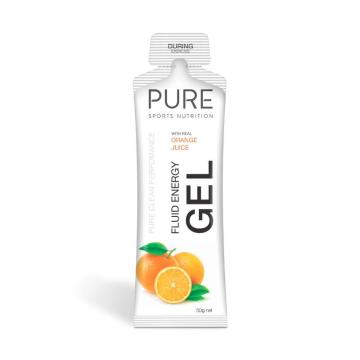 Pure Sports Nutrition Fluid Energy Gel - Orange