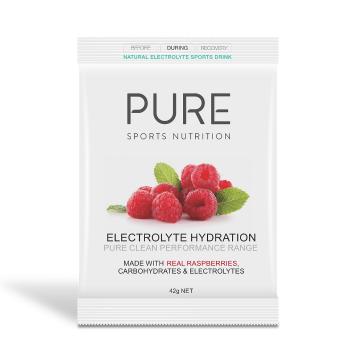 Pure Sports Nutrition Electrolye Hydration 42g Sachet - Raspberry