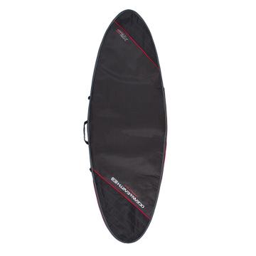 Ocean and Earth Compact Day 7'8 Fish Cover - Black/Red 7'8"