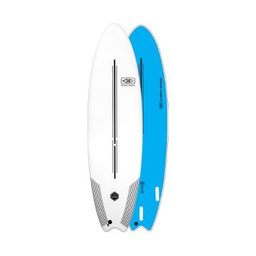 Ocean and Earth Ezi Rider 7'0 Softboard - White / Prcvcloudypink
