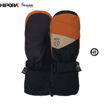POW Kids Ascend Mitts - Brown