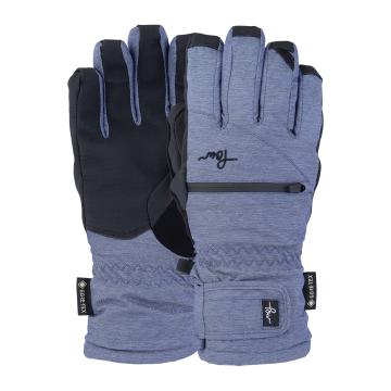 POW Women's Cascadia Short Gloves Warm - Blue