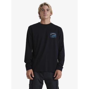 Quiksilver Waterman Scenic Box Long Sleeve T-Shirt - Black
