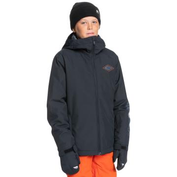 Quiksilver Boys Youth In the Hood Snow Jacket - Black
