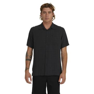 Quiksilver Men's Chaser Short Sleeve Shirt - Matte Anthracite
