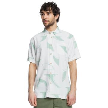 Quiksilver Men's Fin Drop Shirt - Harbour Gray Findrop