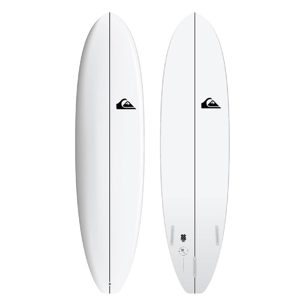 Discuss 6ft6in Surfboard - White 6ft6in