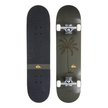 Quiksilver 2022 Underpalms 8 Complete Skateboard  - Army