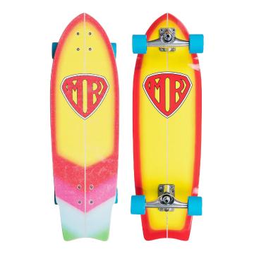 Quiksilver Super Twin Projector Skateboard - Yellow
