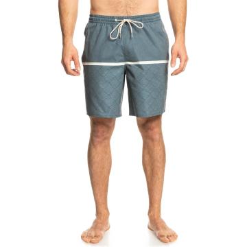 Quiksilver The Deck Stripe Volley 18 Shorts - Ensign Blue