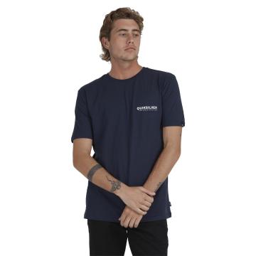 Quiksilver Men's Choppy Seas Short Sleeve T-Shirt - Navy Blazer