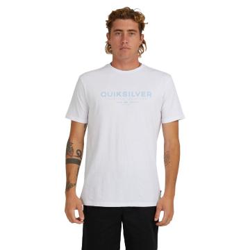 Quiksilver Ocean Spray Short Sleeve T Shirt - White / Prcvcloudypink