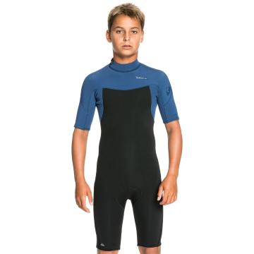 Quiksilver 2022 Youth 2/2 Everyday Sessions Back Zip Wetsuit - Black/Insignia