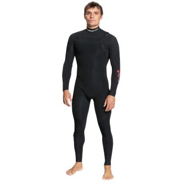 Quiksilver 2022 Men's 3/2 Everyday Sessions Mikey Chest Zip Wetsuit - Black