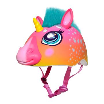 Raskullz Super Rainbow Unicorn Child Helmet - Pink Rainbow 50-54cm - Pink Rainbow