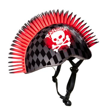 Raskullz Skull Hawk Child Helmet - Red 50-54cm - Red